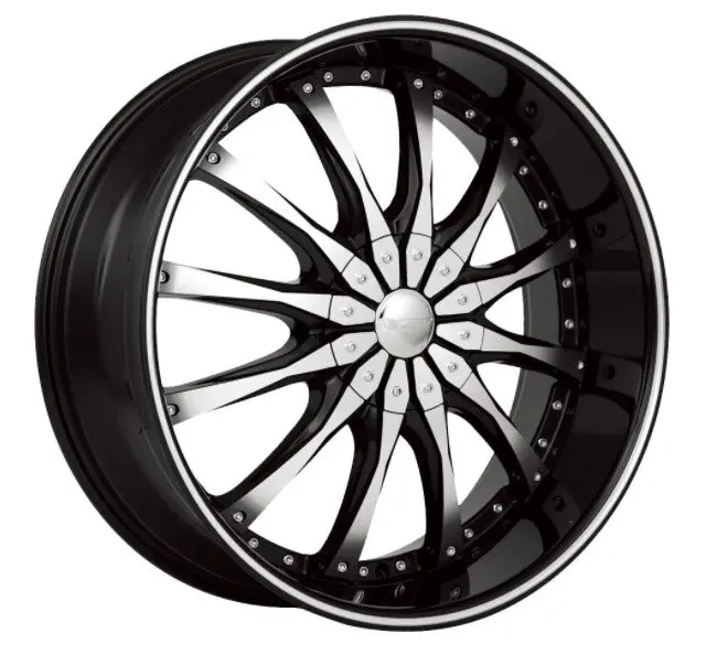 20" Dcenti Dw8 Wheels Black Machined 1