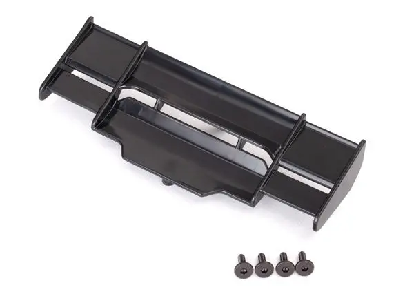 Traxxas 6721 Wing, Rustler® 4X4 (Black)/ 3X8mm Fcs (3) 0.054 1