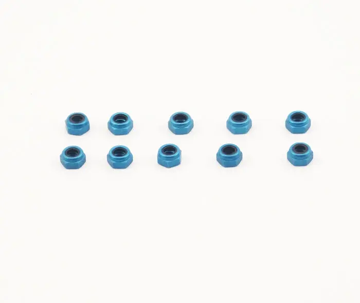 Custom Works 5205 Aluminum Locknut 4-40 (Pack Of 10) 1
