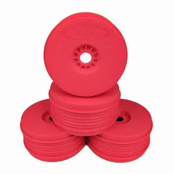 De Racing Der-Pt4-8P Speedline Plus Truggy Wheels For 1/8 Truggy / Pink / 4Pcs 1