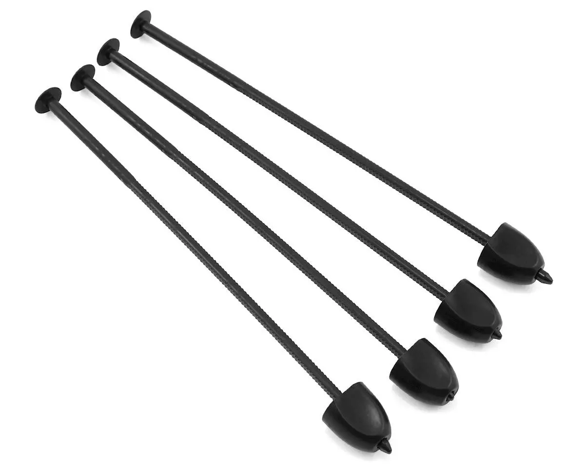 De Racing Der-Zs4-Blk Zip Stix Tire Organizers (Black) (4) 1