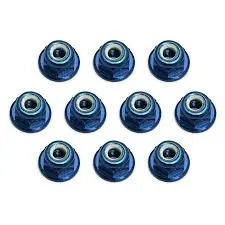 Team Associated 25392 3Mm M3 Flanged Aluminum Lock Nuts, Bl (10) 1