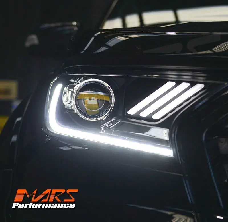 Full Led Drl Dual Beam Projector Head Lights & Sequential Indicator For Ford Ranger Px2 Px3 & Everest 2015-2021 1