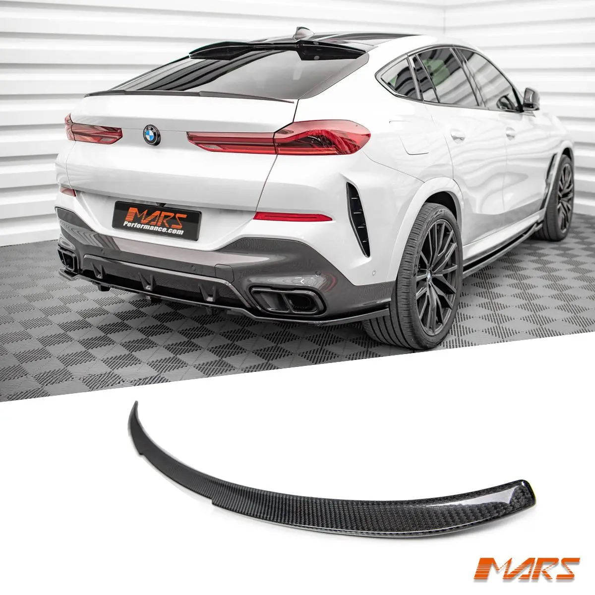 Dry Carbon Fibre Rear Trunk Lip Spoiler Wing Bodykit For Bmw X6 G06 & F96 X6m 1