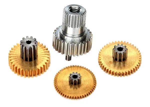 Traxxas 2082X Gear Set, Metal (For 2080X Micro Waterproof Servo) 0.042 1