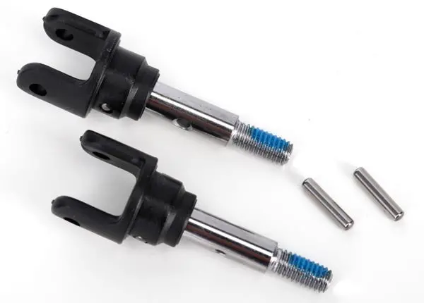 Traxxas 6854X Stub Axles, Front, Heavy Duty (2)/ Yokes (2)/ Pins (4) 0.03 1