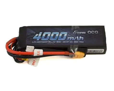 Gens Ace 3S Soft 50C Lipo Battery Pack W/Xt60 Connector (11.1V/4000Mah) 1