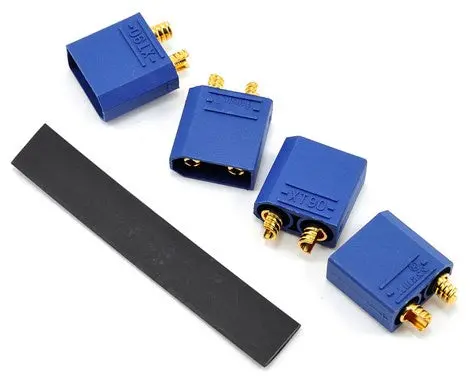 Protek Rc Ptk-5038 4.5Mm "Trucurrent" Xt90 Polarized Device Connectors (4 Male) 1