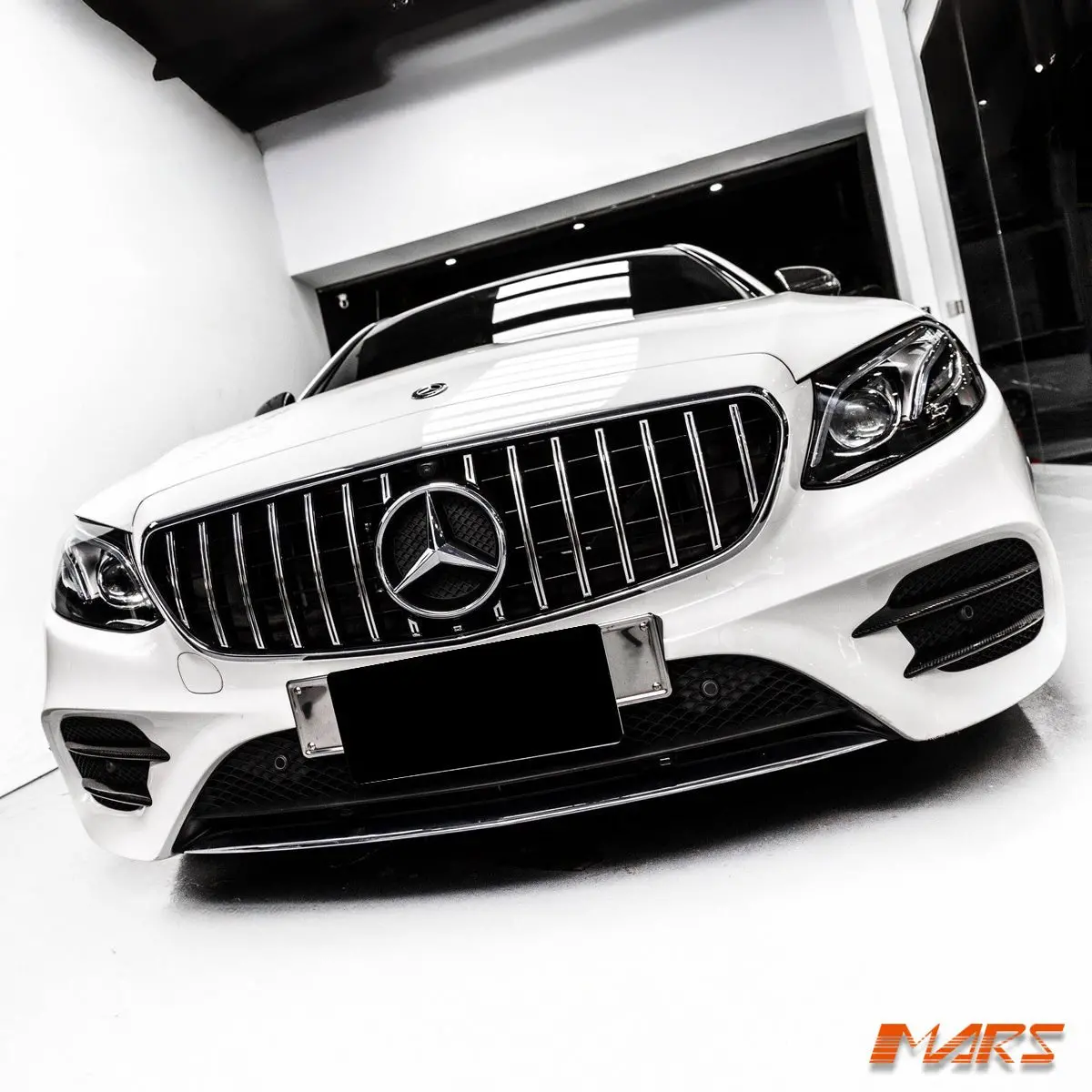 E63 Panamericana Style Front Bumper Bar Grille Grill Bodykit For Mercedes-Benz E-Class C238 W213 S213 & E43 E53 Amg 2016-2020 Pre Update 1