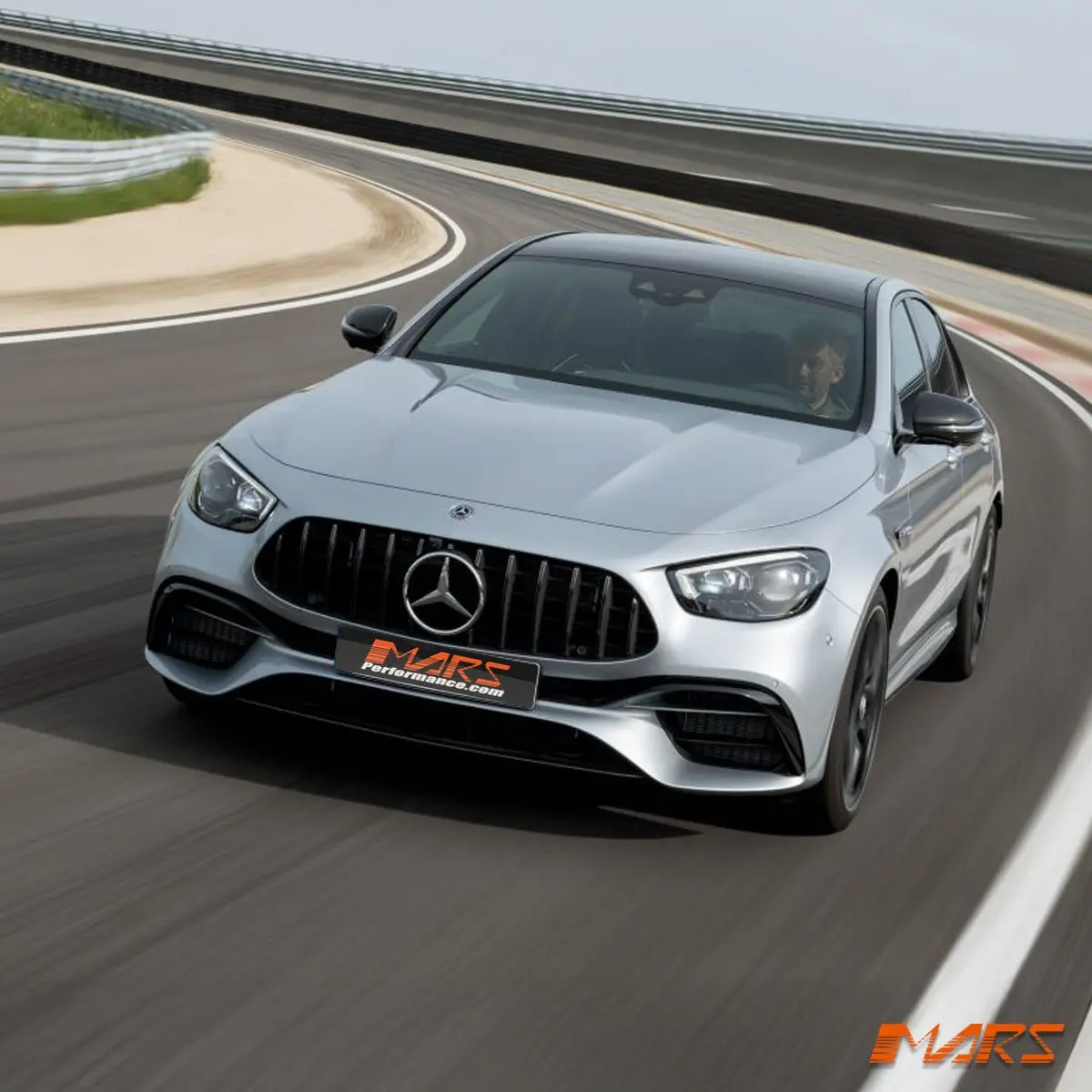 E63-S Style Front Bumper Bar Bodykit & Grille Grill For Mercedes-Benz E-Class W213 C238 2020-2023 Update 2020- 2023 & E53 Amg 2
