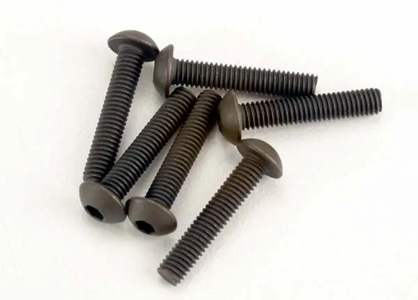 Traxxas 2579 Screws, 3X15mm Button-Head Machine (Hex Drive) (6) 0.015 1