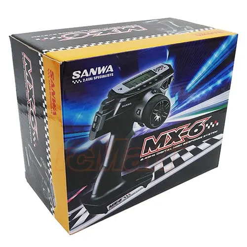 Sanwa/Airtronics Mx-6 Fh-E 3-Channel 2.4Ghz Radio System Rx-391W 1