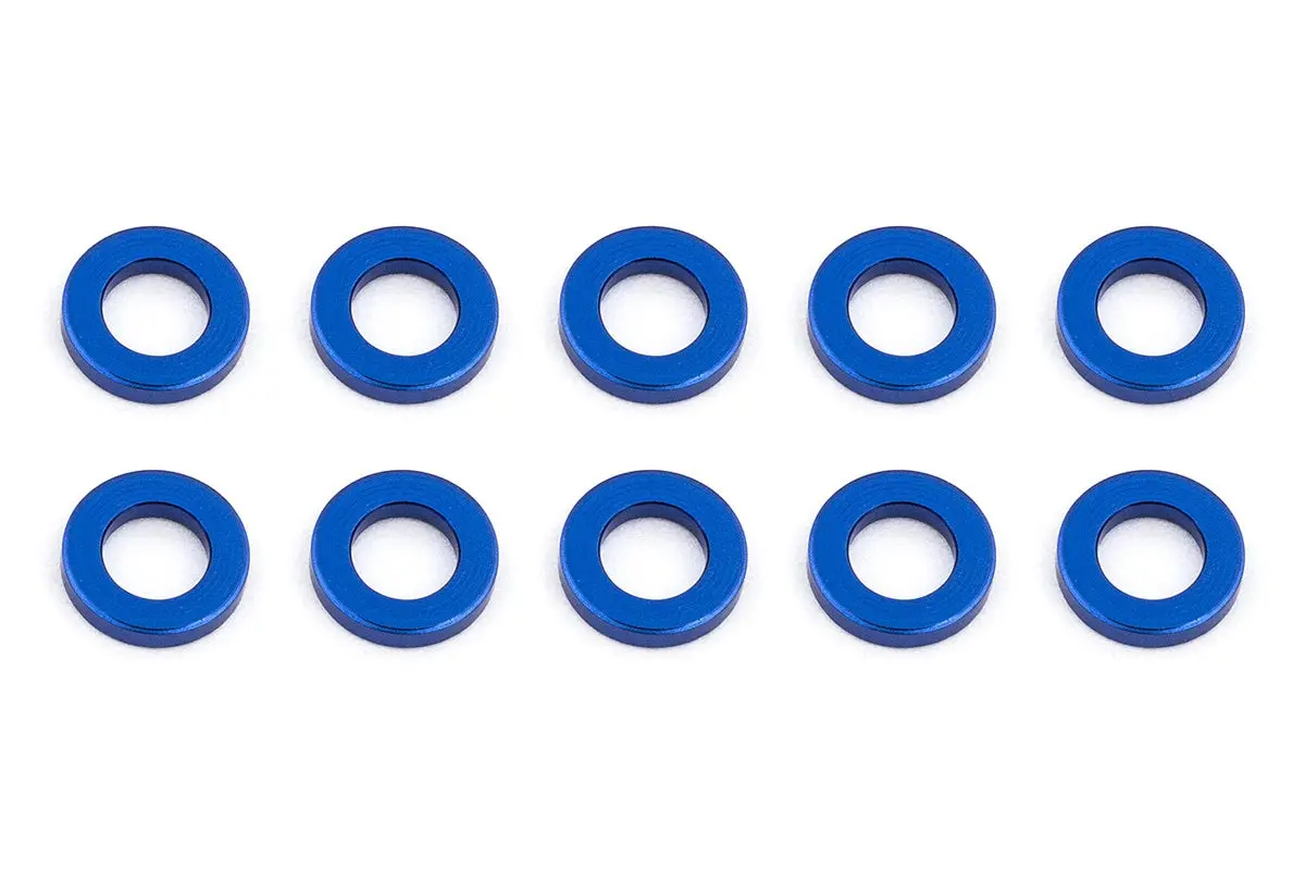 Team Associated 31382 Ballstud Washers,5.5X1.0Mm, Blue Al 1