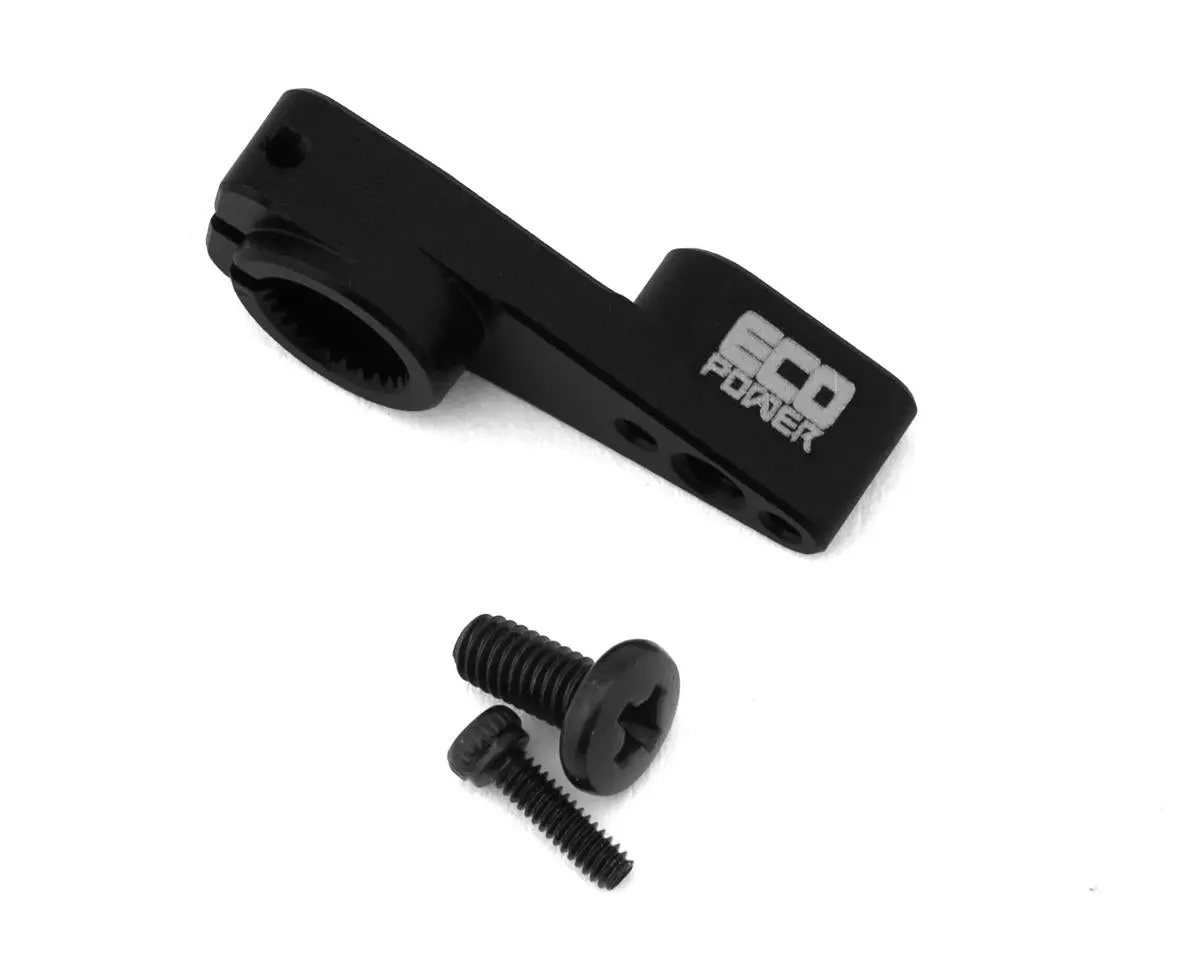Ecopower Aluminum Clamping Servo Horn For Ecp-173 & X24 Servos (Black) (25T/Ø5mm) (Trx4m & Scx24) 1