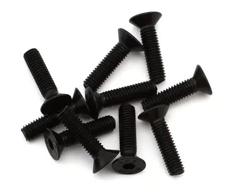 Ecopower Ecp-H-2204 3Mm "High Strength" Steel Flat Head Screws (10) (3X12mm) 1