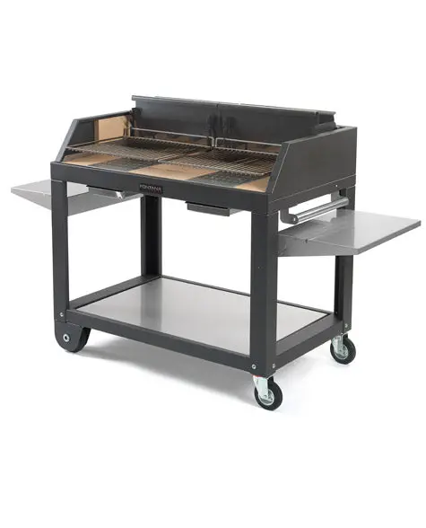 Fontana Egeo Freestanding 110 Wood & Charcoal Bbq 1