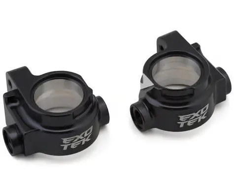 Exotek Exo2322 Tekno Eb48/Nb48 2.2 Aluminum Hd Front Spindle Hubs (Gunmetal) (2) 1