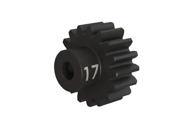 Traxxas 3947X - Gear, 17-T Pinion (32-P), Heavy Duty (Machined, Hardened Steel)/ Set Screw 1