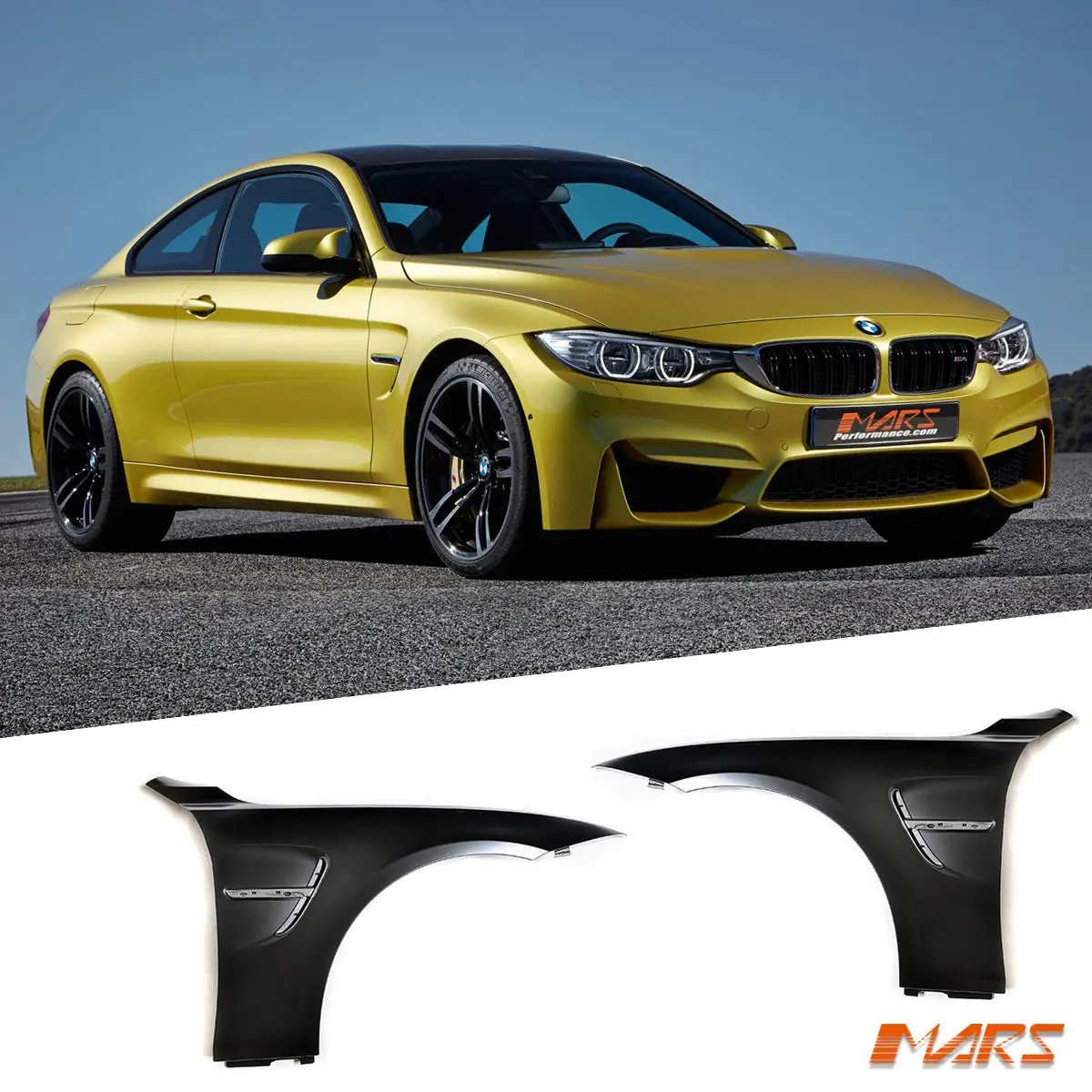 F82 F83 M4 Style Side Fender Guard Bodykit With Vents For Bmw 4-Series F32 Coupe F33 Convertible F36 Sedan 2013-2020 1