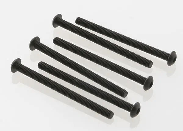 Traxxas 2592 Screws, 3X40mm Button-Head Machine (Hex Drive) (6) 1