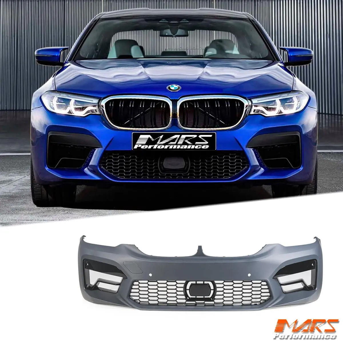 F90 Lci M5 Style Front Bumper Bar Bodykit For Bmw 5-Series G30 Sedan & G31 Wagon 2017-2020 Pre Lci 1