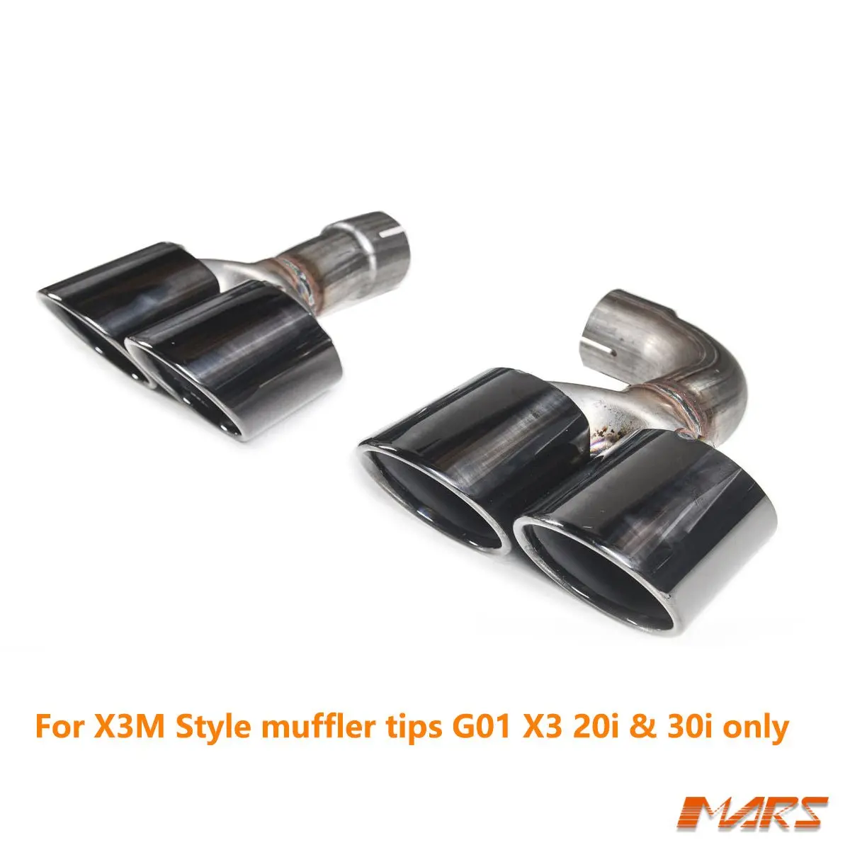 F97 X3m Style Exhaust Muffler Tips For Bmw G01 X3 2017-2024 20I 30I With M Sport Bumper Bar Diffuser 1