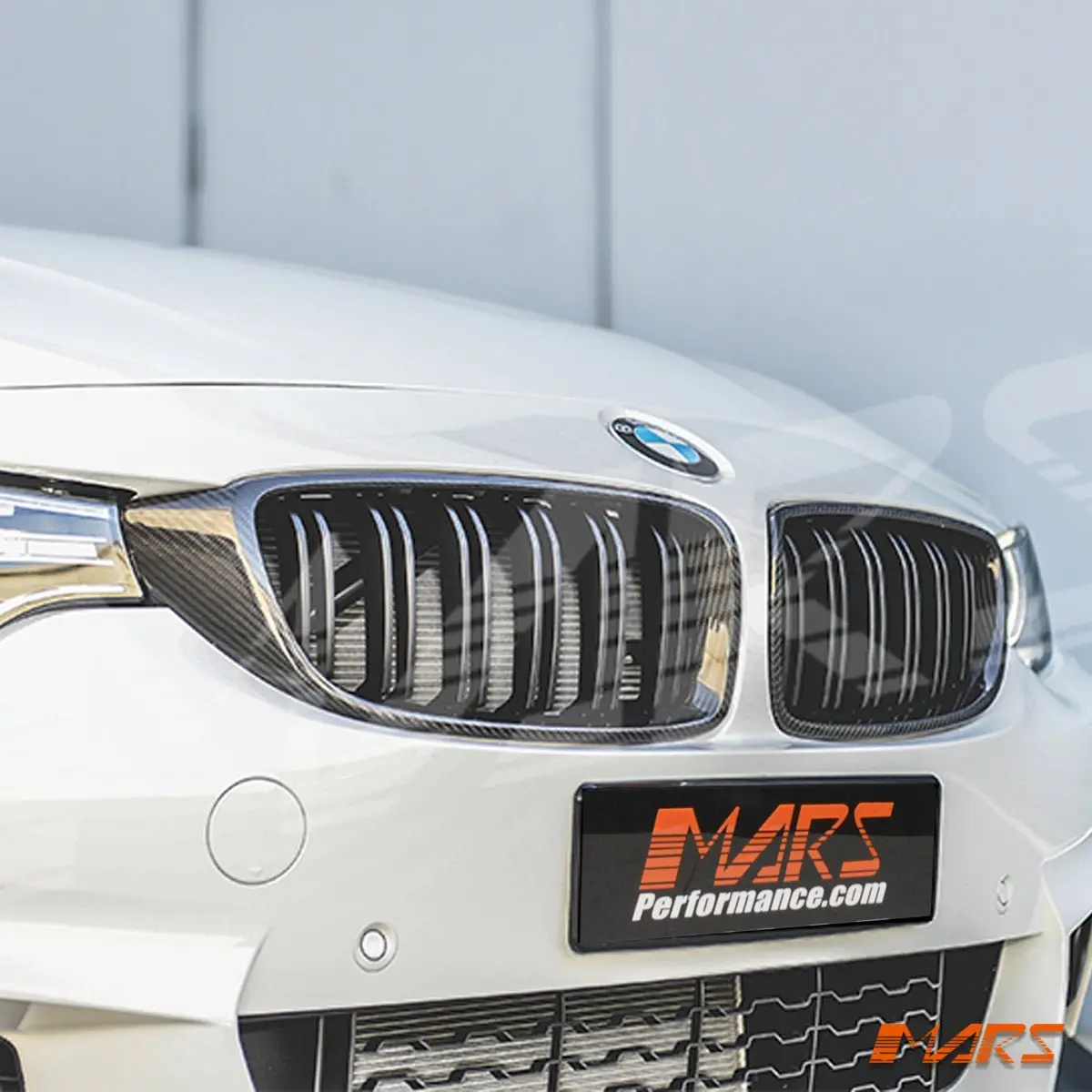 Flokraft Dry Carbon Fibre Front Kidney Grille Grill Cover Bodykit For Bmw 4 Series F32 F33 F36 & F80 M3 F82 F83 M4 2013-2020 1