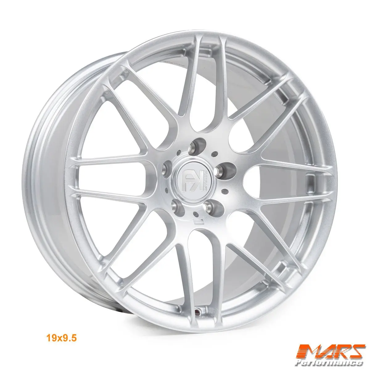 Flokraft Fk-Csl 19 Inch Hyper Silver Monoblock Forged Stag Alloy Wheels Rims 5X120 For Bmw 1