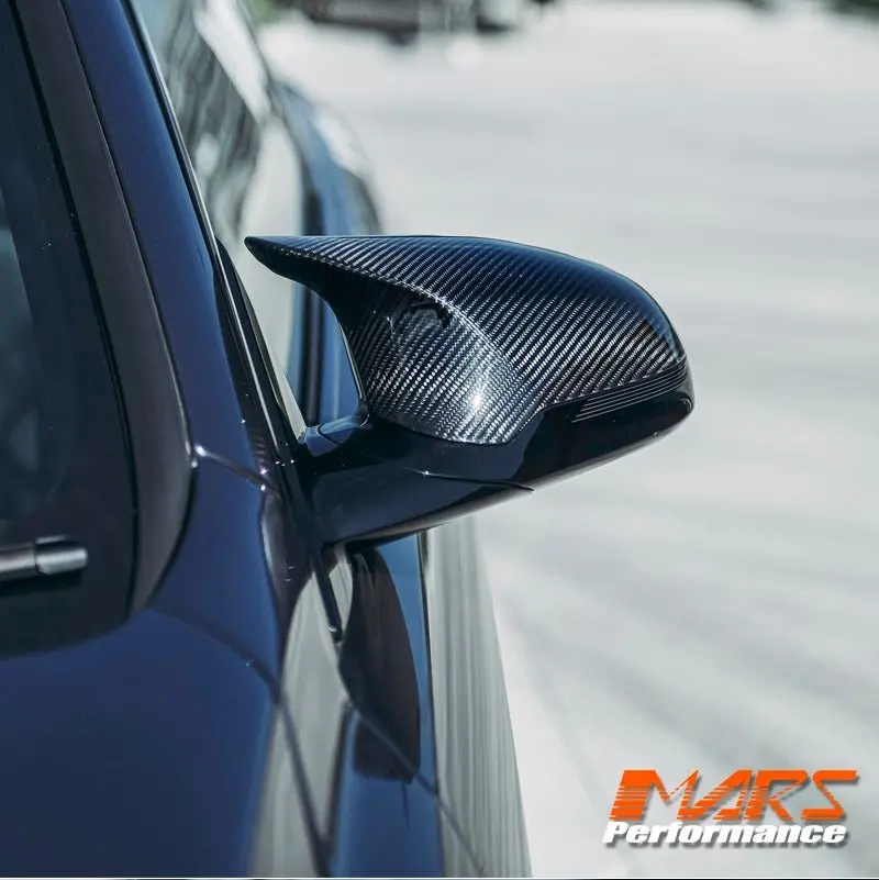 Flokraft Rhd Dry Carbon Fibre Replacement Mirror Cover Bodykit For Bmw M-Series M3 F80 & M4 F82 F83 & M2 F87 Competition 1