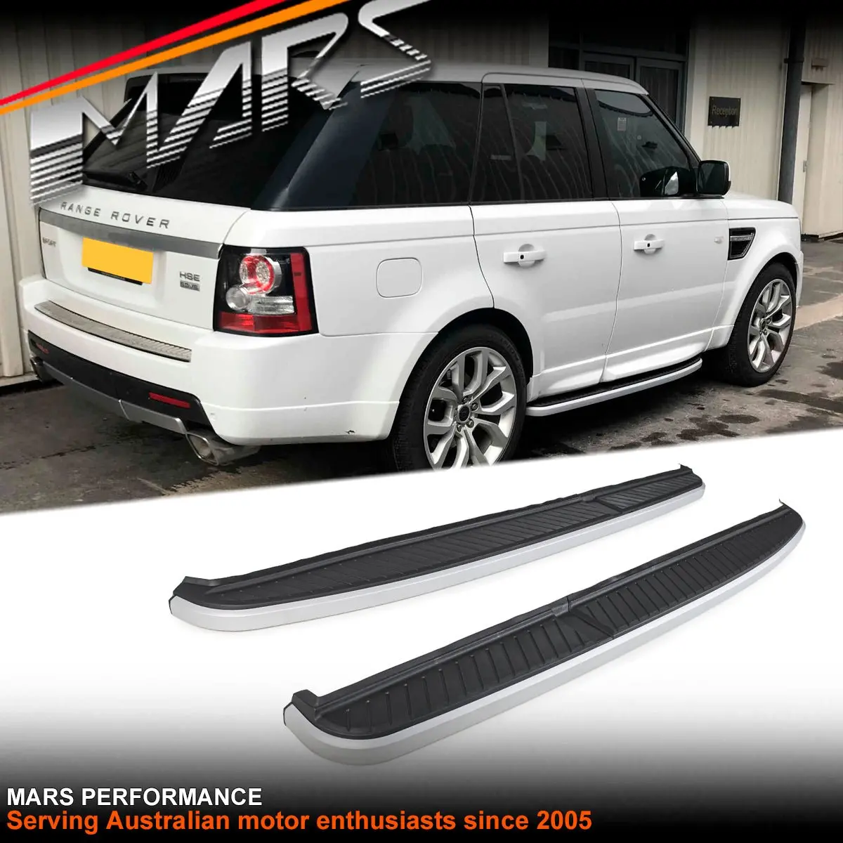 Foot Rest Running Boards Side Step Nerf Bar Bodykit For Land Rover Range Rover Sport L320 2005-2013 1