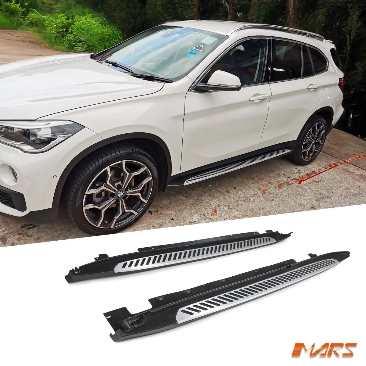 Foot Rest Running Boards Side Step Nerf Bar For Bmw X1 F48 2015-2022 1