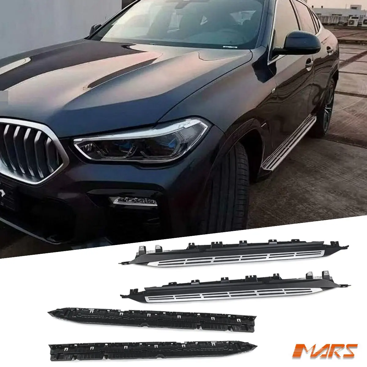 Foot Rest Running Boards Side Step Nerf Bar For Bmw X6 G06 2019-2025 1