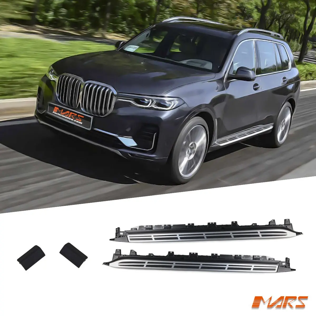 Foot Rest Running Boards Side Step Nerf Bar For Bmw X7 G07 2019-2025 1