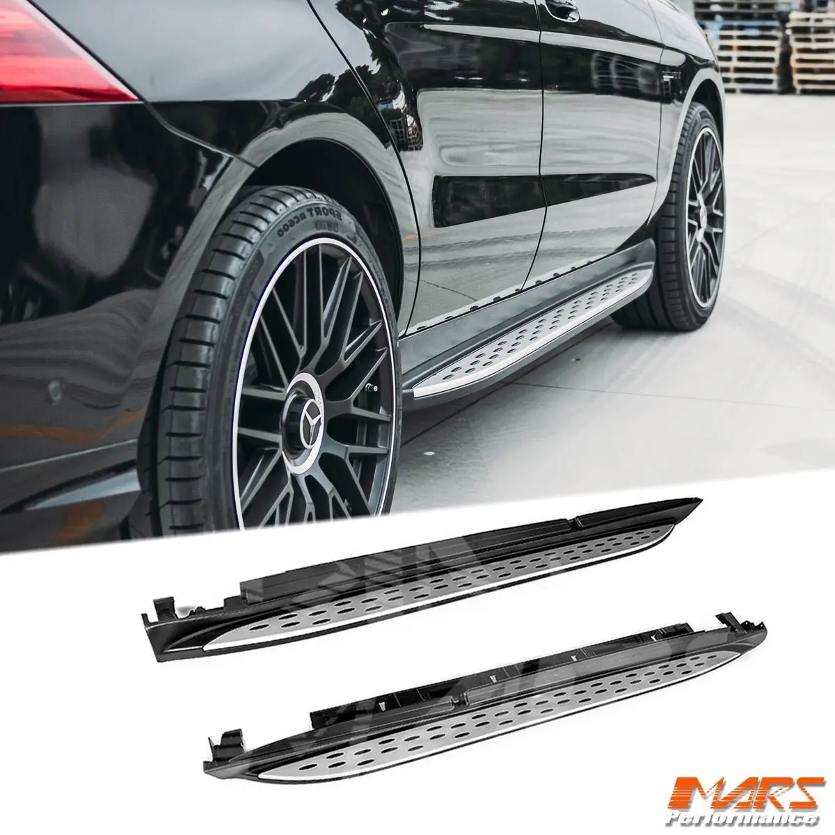 Foot Rest Running Boards Side Step Nerf Bar For Mercedes-Benz W166 Ml Class & Gle Class 2012-2019 1