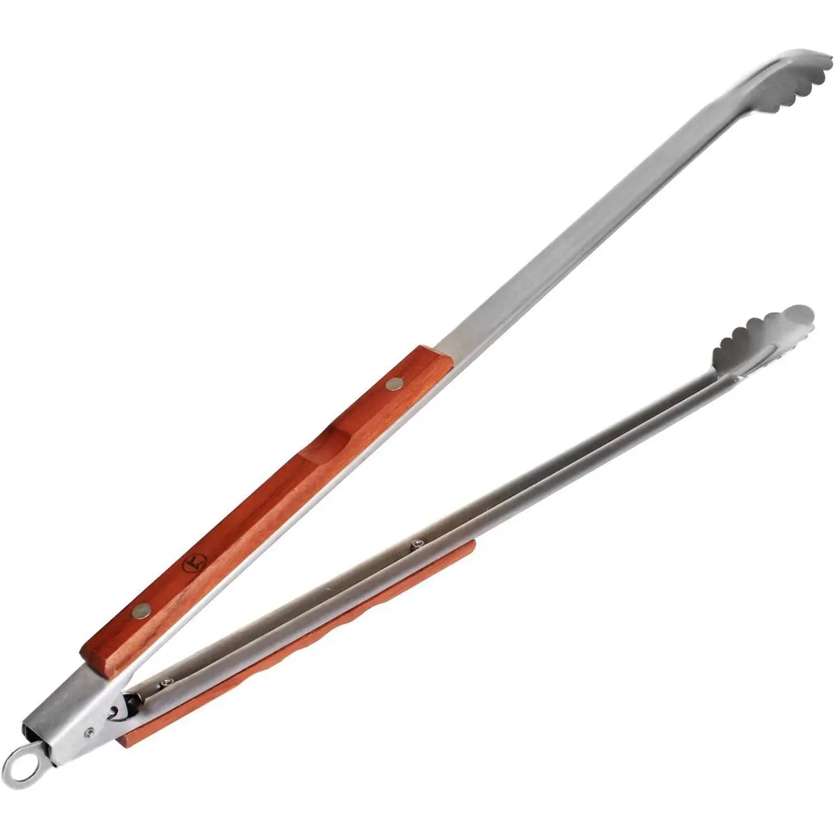 Fox Run Stainless Steel Tongs With Rosewood Handles 1