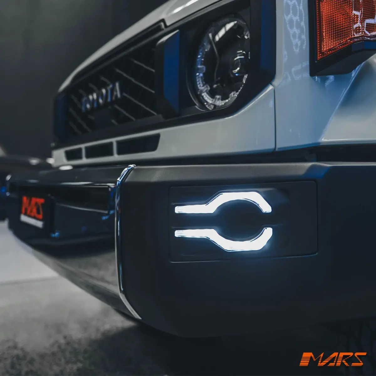 Front Bumper Bar Drl & Led Indicator Lights For Toyota Landcruiser 70 Series Fj70 Lc73 Lc76 Lc78 Lc79 2023 Onwards 1