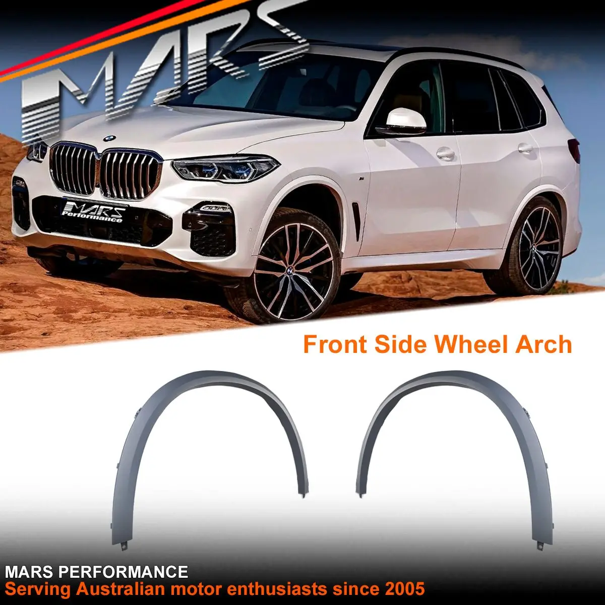 Front Left & Right Side Bumper Trim / Fender Gaurd Wheel Arch Bodykit For Bmw G05 X5 M Sport 2018-2025 1