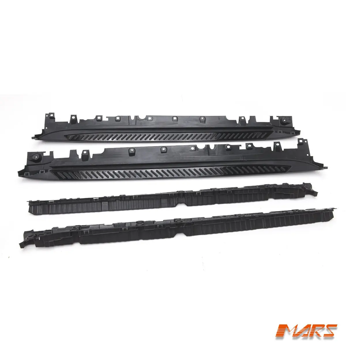 Full Black Foot Rest Running Boards Side Step Nerf Bar Bodykit For Bmw X5 F15 2013-2018 1