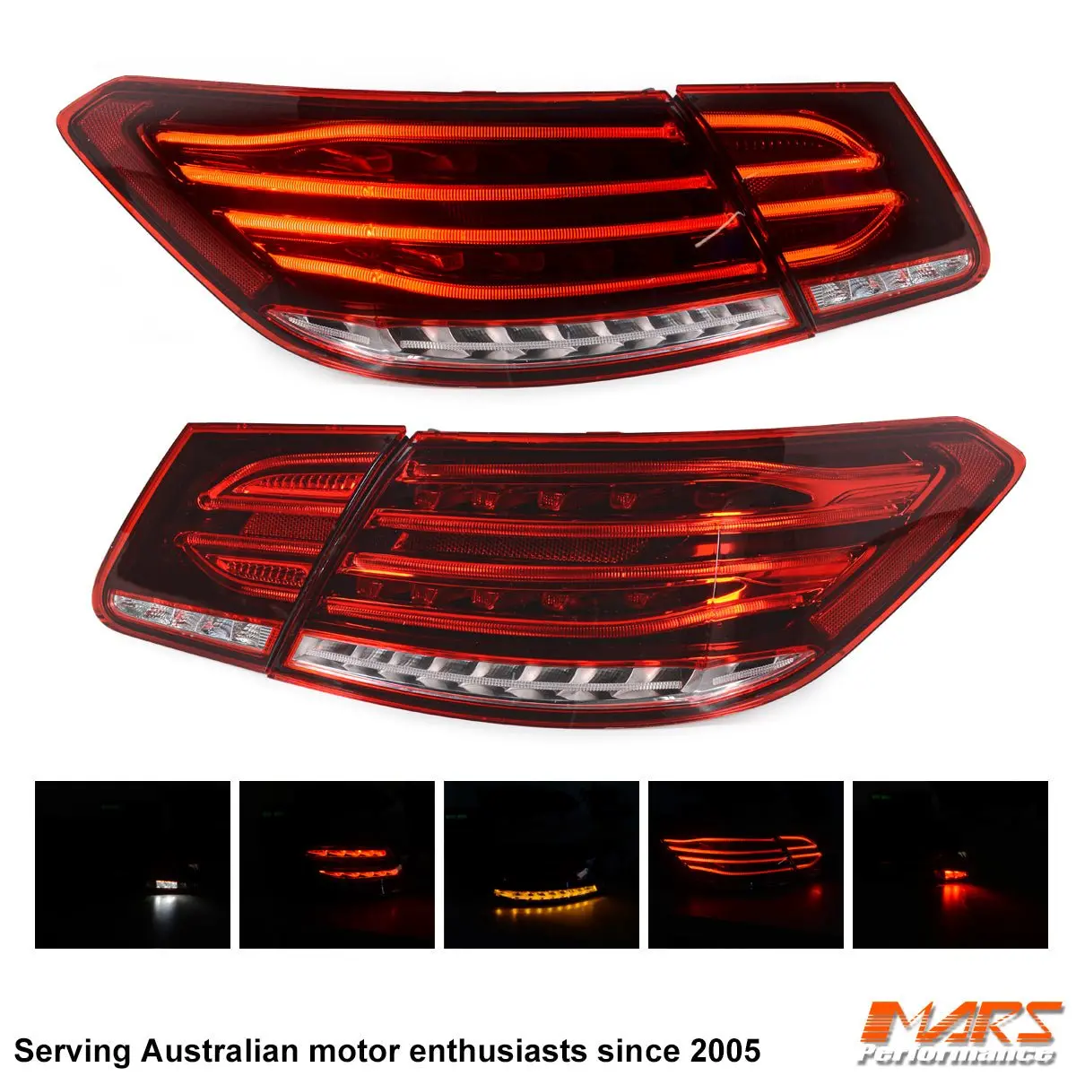 Full Led Facelift Style Tail Lights For Mercedes-Benz E-Class W207 C207 A207 2009-2013 1