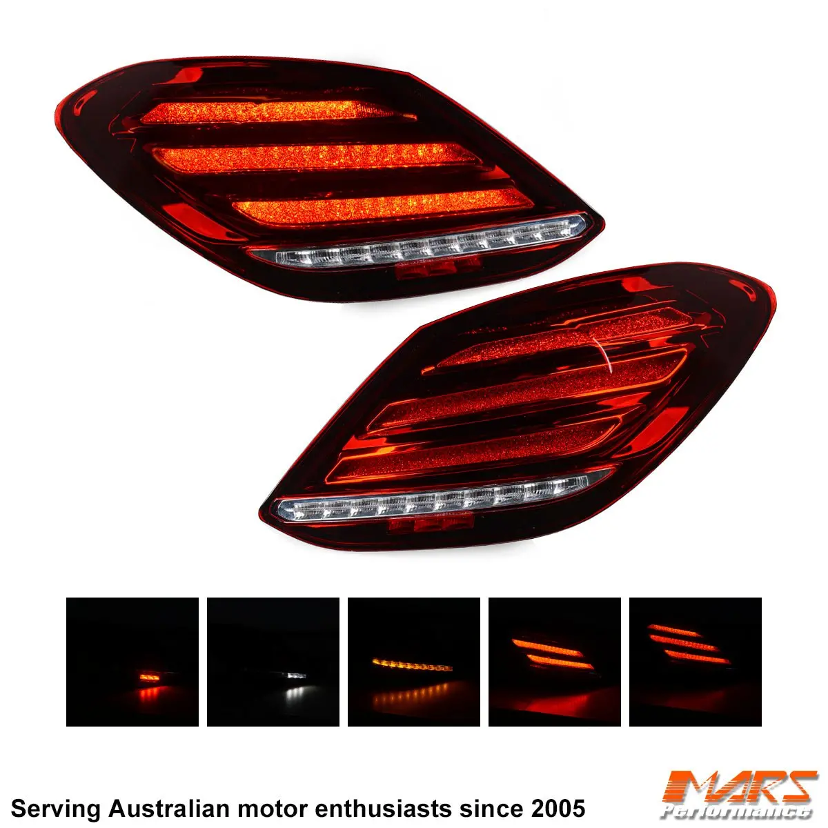 Full Led S63 Style Tail Lights For Mercedes-Benz C-Class W205 Sedan 2015-2021 & C63 C43 Amg 1