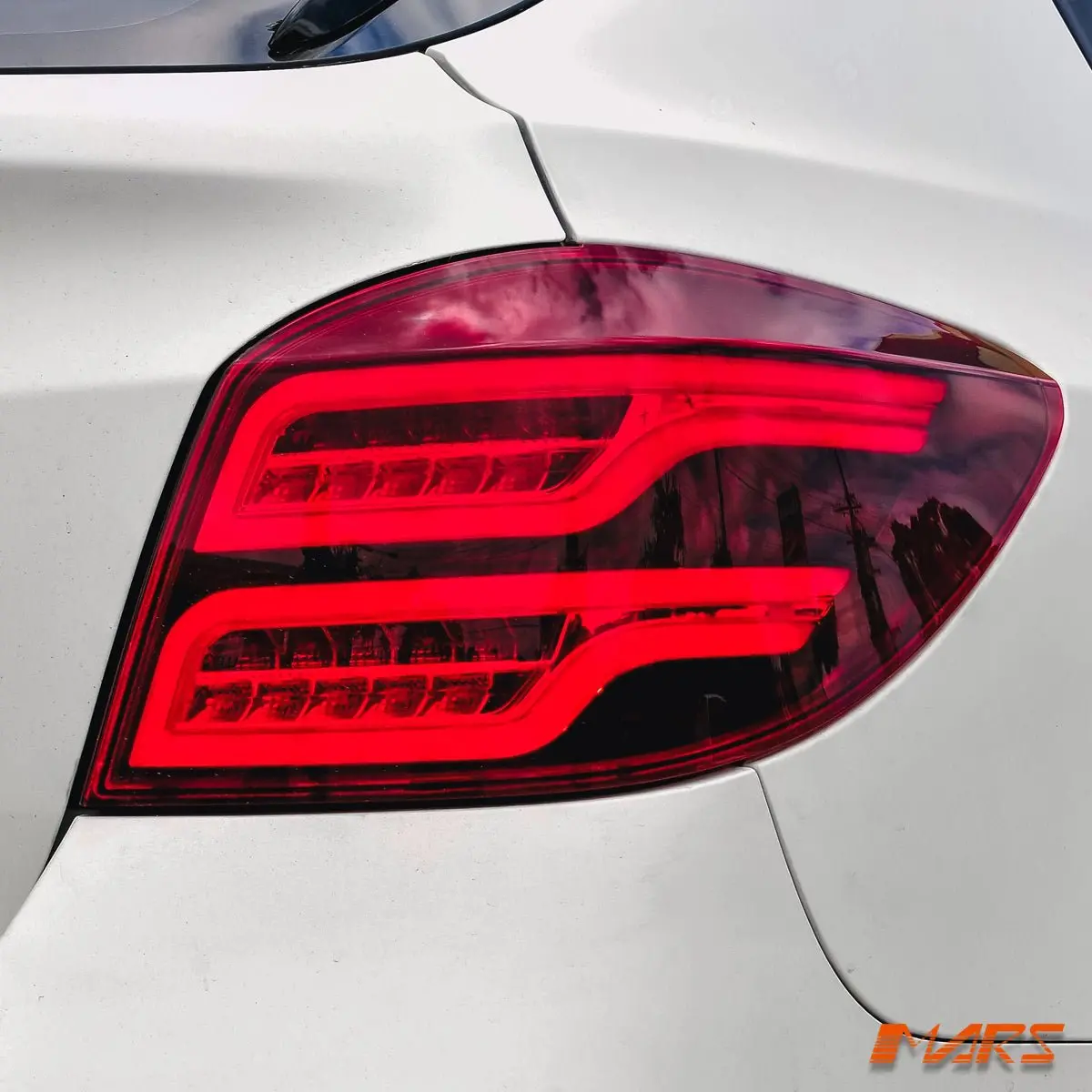 Full Red 3D Stripe & Full Led Tail Lights For Holden Cruze Hatch 2011-2016 1