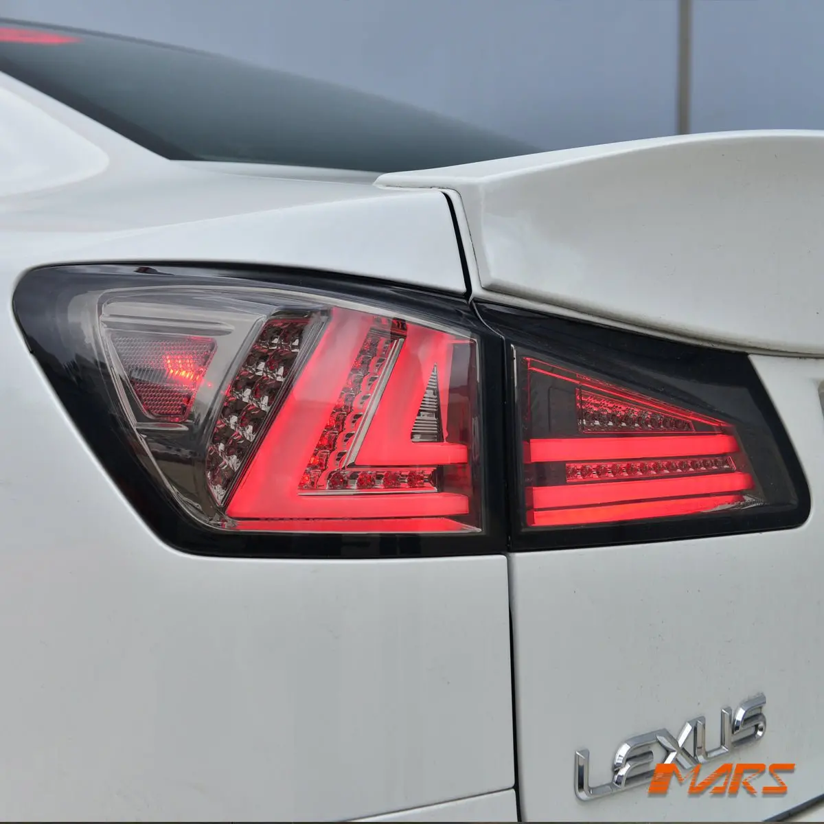 Full Smoked 3D Stripe Full Led Tail Lights For Lexus Isf Is250 Is350 Xe20 2005-2013 1