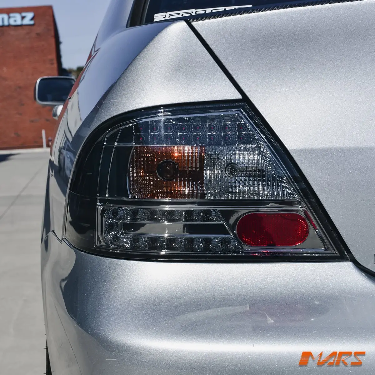 Full Smoked Led Tail Lights For Mitsubishi Lancer Ch 2003-2007 Sedan 1