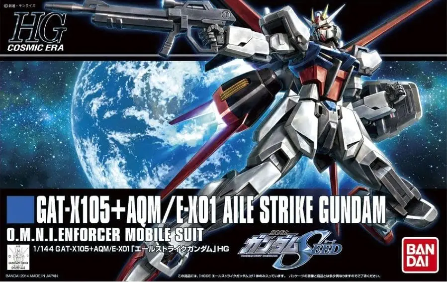 Bandai 5058779 #171 Aile Strike Gundam "Gundam Seed" Hg Gundam 1