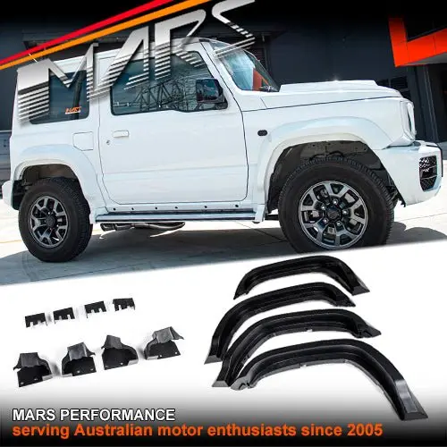 G63 Amg Style Front & Rear Side Fender Guard Wheel Arch Flare Moulding For Suzuki Jimny Gj 2019-2024 1