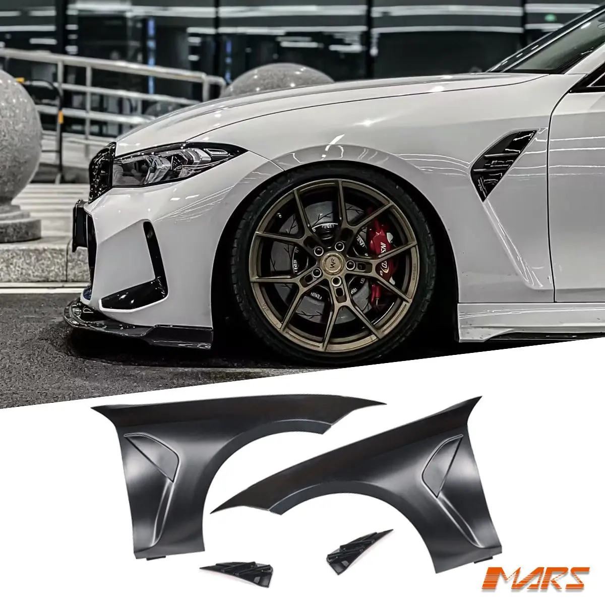 G80 M3 Style Side Fender Guards Bodykit With Vents For Bmw 3-Series G20 Sedan & G21 Wagon 2018-2025 1