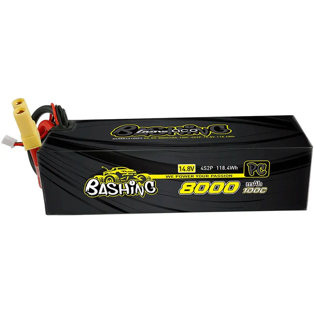 Gens Ace 8K4s100e5 Bashing Pro 4S Lipo Battery 100C (14.8V/8000Mah) W/Ec5 Connector 1