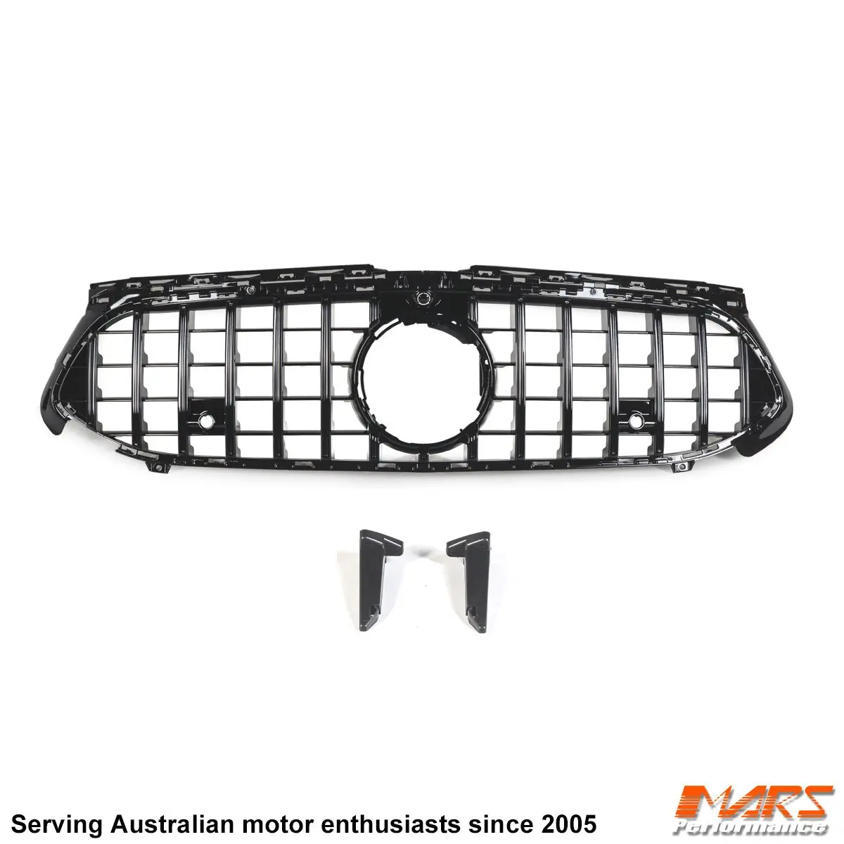 Gloss Black A45 Style Front Bumper Bar Grille Grill Bodykit For Mercedes-Benz A-Class W177 V177 & A35 Amg 2023-2025 2