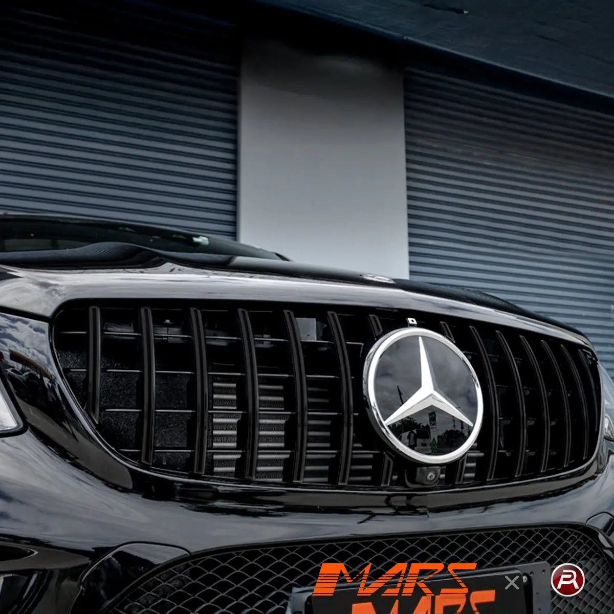 Gloss Black Amg Panamericana Style Front Bumper Bar Grille Grill Bodykit For Mercedes-Benz C292 W292 Gle Coupe & Gle43 2015-2019 1