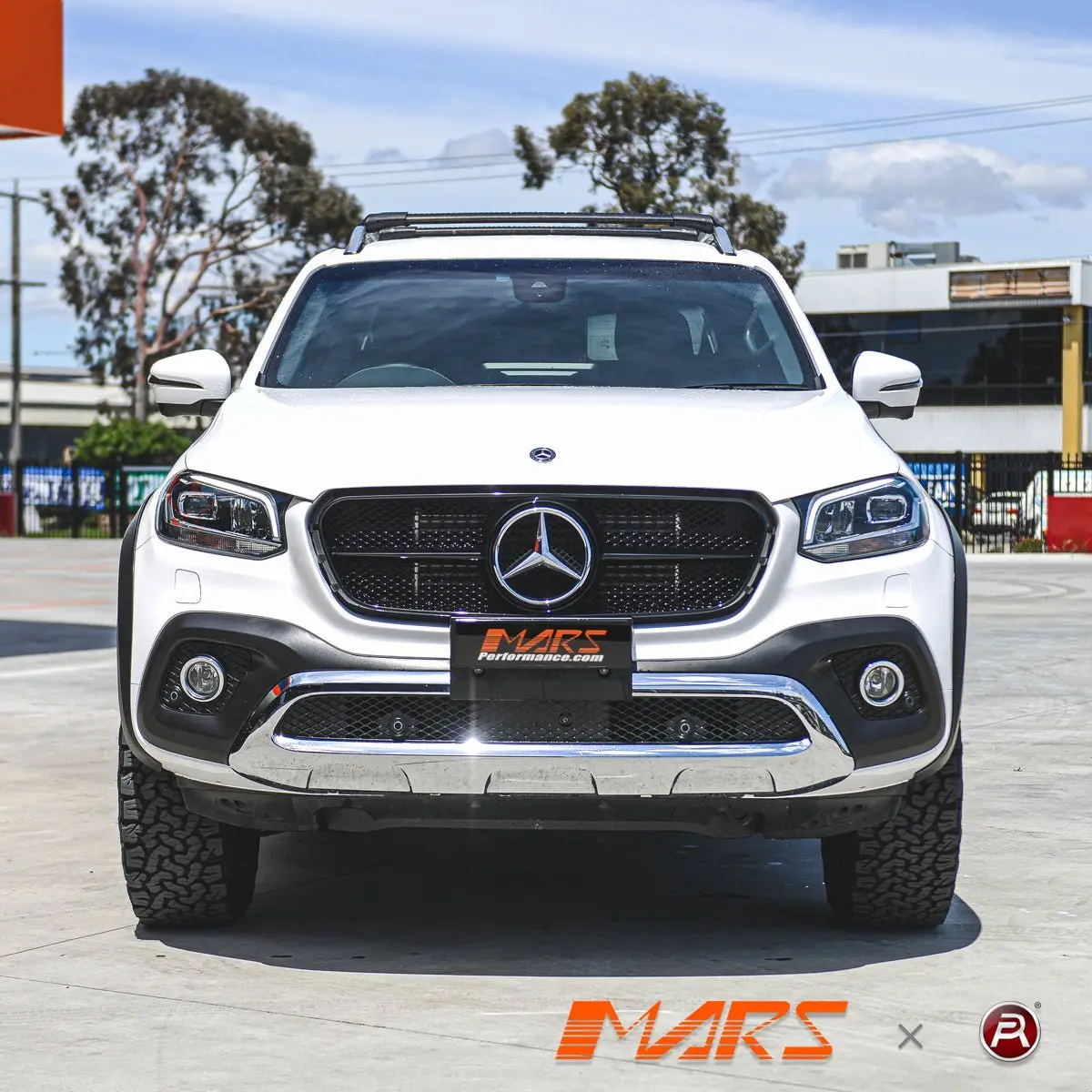 Gloss Black Amg Style Front Bumper Bar Grille Grill Bodykit For Mercedes-Benz X-Class Pick Up Ute W470 2017-22 2